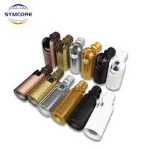 범용 180도 전기 도금 스티어링 헤드 2개 기계식 로터리 조인트 내부 외부 M10 벽 램프, 01 Balck