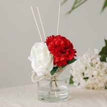 사랑합니다. 카네이션 디퓨저 세트, 레드, 레몬 라벤더