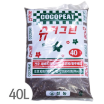 [우야플랜트] 슈퍼그린 무비상토 흙쟁이 코코칩, 40L, 1개
