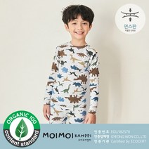 모이모이깜피 아동용 쥬라기월드 60수 면스판 9부 상하세트