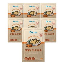 닥터페로 단호박닭죽 120g 7개 강아지 고양이 보양식, 단품