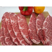 소고기 살치살 미국산 초이스등급 스테이크 구이용 1kg, 1.5cm~1.8cm  스테이크용 -1kg, 1개