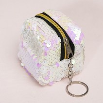 핑거 보드 자전거 qi-여성용 가방 반사 스팽글 동전 지갑 지퍼 미니 케이스 파우치 카드 홀더 패션 키, 색상 7