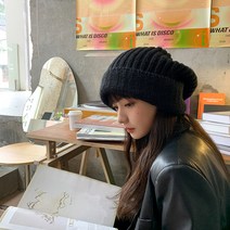 엔틱 조이 캠핑 빈티지 꽃무늬 에스닉 손뜨개 니트 모자 무드 히피 히피 겨울