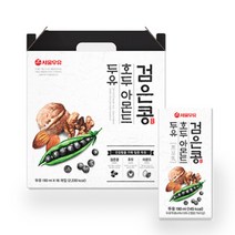 서울우유 검은콩 호두 아몬드 두유 20개입, 5박스