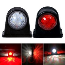 중장비 안전등 경고등 사고방지 LED 주차 조명 12V/24V 트럭 트레일러 트랙터 사이드 마커 테일 램프, 한개옵션0