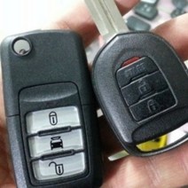 스파크 리모컨 폴딩키 스마트키 케이스, 스파크(마크리) 세로3버튼 리모컨을 폴딩키로