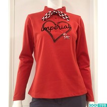임페리얼 20FW 가을 여성 하트 프린트 원포인트 요꼬에리 P0A1301 [2001안양점]