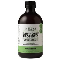 Meluka Raw Honey Probiotic Finger Lime 멜루카 로우 허니 프로바이오틱 핑거 라임 500ml, 1개