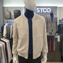 STCO2 NC15 남성 스웨이드 블루종 집업 겨울 아이보리 05UADJPCSI
