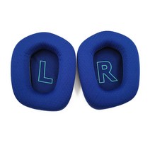 Logitech G733 G335 이어폰 쿠션 이어 패드를위한 업그레이드 된 내구성 이어 패드, 푸른