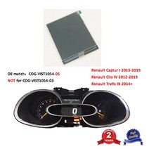 계기판Renault Clio IV Captur I Trafic III 대시 보드 화면 COG-VIST1054-05 용 계기판 LCD 디스플레이, 01 COG-VIST1054-05