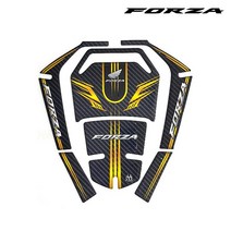 2023 혼다 포르자 스티커 탱크패드 주유구 스티커 300 350 튜닝 18~23년 전년식, 골드