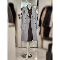 캐리스노트 롱 더블단추 울혼방 코트 CN0WCT004