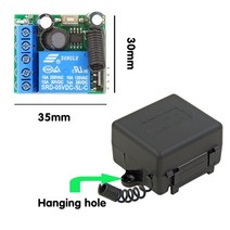 RF 리모트 컨트롤러 433mhz 무선 원격 제어 스위치 dc5v 12v 24v 30v 1ch 릴레이 수신기 모듈 및 도어 게이트 용 온오프 송신기, 1 조각