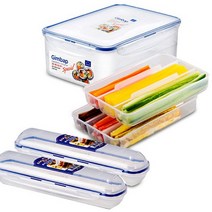 락앤락 김밥보관세트 2호, 2개, 김밥용기 + 김밥케이스 2p