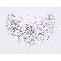 핫픽스 모티브 의류리폼 옷리폼 스톤 큐빅 부자재 의류DIY - ﻿﻿﻿﻿﻿﻿달팽이꽃2