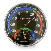 EDISON 원형 온습도계9401 아날로그 온도 측정 28032EA, 1, 본상품선택