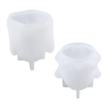 크리 에이 티브 촛불 실리콘 공예 램프 공예 공예 장식 도구 초콜릿 diy 크리스마스 클레이 비누에 대 한 에폭시, 콤보, 8.2cmx7.7cmx7.3cm