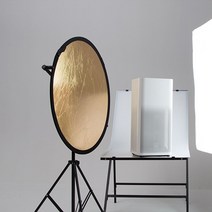 야외 스튜디오 110cm 빛 반사판 휴대용 라운드 접이식 아프리카 1인 촬영 케이스 장비 DSLR, 쿠팡쁘띠리쉬 본상품선택, 쿠팡쁘띠리쉬 본상품선택