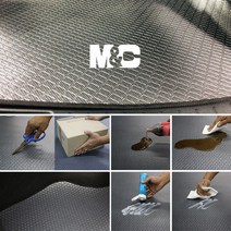 현대 싼타페 시리즈 자동차 트렁크매트 20mm 푹신한 코일형 카매트 / 구형싼타페 CM DM 더프라임 TM TM_F/L 더뉴싼타페, 코일트렁크매트(블랙), 싼타페더프라임[7인승](16~17)