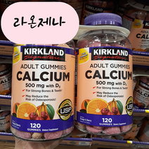 홈쇼핑 커클랜드 칼슘 구미 120정 2개, 120개