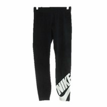 나이키스포츠 블랙 빅로고 면혼방 레깅스 여자 S [26] 4534