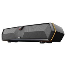 컴퓨터 스피커 PC 2채널 블루투스 게이밍 사운드바, 블랙