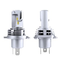 Canbus 팬리스 CSP LED 헤드라이트 전구 아우디 혼다 자동차 오토바이용 헤드램프 하이 및 로우 빔 2X H, 06 H16 (JP)