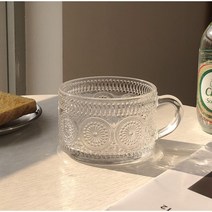 엣지랩 유리 시리얼볼 대용량 요거트볼 A 해바라기, A.해바라기