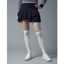 22FW [PREMIUM] 네이비 배색 포인트 플리츠 밴딩 스커트 DNSK2C603N2
