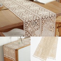 뜨개 테이블 러너 장식장러너 테이블레이스매트 테이블레이스