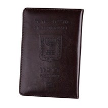 자개여권케이스 이스라엘 여권 커버 multicolour pu 가죽 히브리어 여행 문서 id 신용 카드 소지자 케이스 지갑