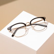 리끌로우 RECLOW TR FBB27 BLACK GOLD GLASS 안경