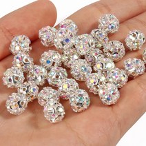 비즈구슬 공예50pcs 여러 가지 빛깔의 AB 라인 석 공 크리스탈 스페이서 라운드 비즈 보석 만들기 DIY 팔찌, 13 bayberry AB color_01 6mm