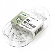 장구 핀 화신 투명 푸시핀 덤핑 압정 문구 라핀 침핀, 단품