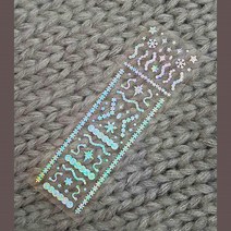 재고2 Let it snow Let it snow 눈꽃 크리스마스 씰스티커 홀로그램 꾸미기 씰스 / 다꾸 폴꾸 탑로더 꾸미기 스티커 [봄의겨울]