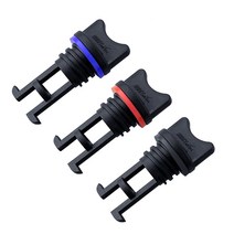 해양 요트 뗏목용 나일론 보트 드레인 플러그 교체용 19mm 거친 스레드 표준 크기 드레인 마개 카약 카누 액세서리, Blue Gasket