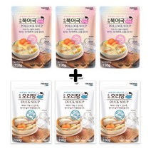 더독 삼계탕 삼계죽 오리탕 오리죽 북어국 6개 골라담기 반려동물 보양식 영양식, 오리탕3+북어국3