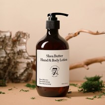 끈적임 없는 향이 좋은 고보습 시어버터 바디로션 겨울 건성 핸드크림 500ml 대용량, 고보습 바디로션_500ml