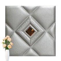 접착 침대 헤드보드 패널 스티커 3D 충돌 방지 셀프 접착 벽 스티커 머리판이 두꺼운 방바닥벽 매트 패드, 11 11