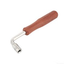 Professional Piano Tuner Spanner L-shape Piano Tuning Hammer Lever Wrench Hardwood Handle Guzheng Re, 1