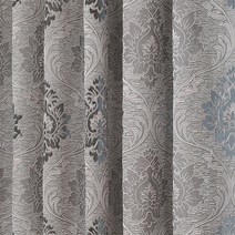 나펄 윈도우 패널 스크리닝 플로랄 자카드 세미 쉐이딩 커튼 브라운 침실 내츄럴 레디 메이드 패브릭