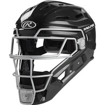 롤링스 Rawlings 2022 레니게이드 2.0 하키 스타일 포수 헬멧 시니어 블랙실버 가성비 추천 미국직구, Senior 7 1/8 - 7 3/4, Black/Silver