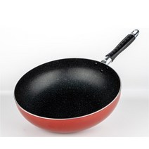 국산 업소용 식당용 가정용 마블스톤 코팅 튀김팬 볶음팬 궁중팬 웍, G튀김팬26cm