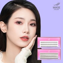 MASE 속눈썹연장 인조속눈썹 가닥 언더 부분 속눈썹 셀프속눈썹, V형 속눈썹 11mm, 1개