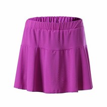 라인댄스복 여성댄스복 라틴댄스복 새로운 스포츠 테니스 스커트 용 배드민턴 스커트 스커트 플리츠 하프 길이 스커트 퀵 드라이 러닝 피트니스 스커트 댄스복, 005 장미, m(145-155cm)