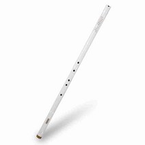 대나무 단소 악기 흰색 플루트 8홀 초보자 피리 퉁소 나무 국악기 전통, 6홀 G톤