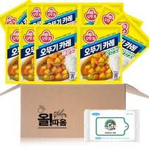 오뚜기 분말카레매운맛100g 6개+순한맛100g 4개+올따옴물티슈