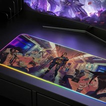 rgb 장패드 RGB 빛나는 마우스 패드 사무실 게임 홈 천막 키보드 초대형 두꺼운 멋진 노트북 사용자 정의, 04 y_02 Thickness 4MM